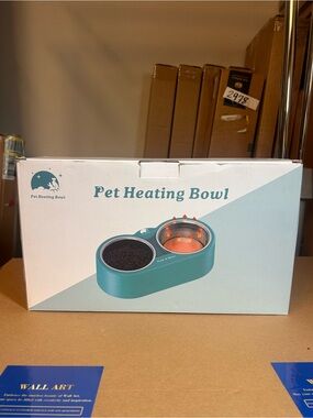 Heated Pet Water Bowl for Dogs & Cats – Outdoor Winter Heated Bowl